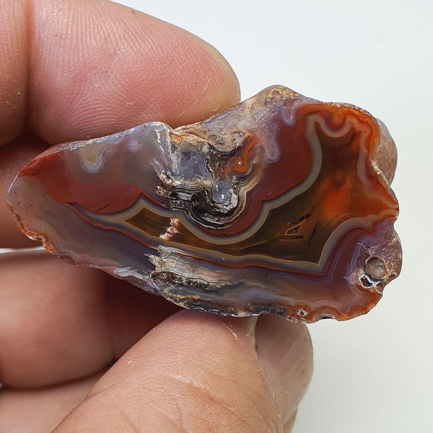 Agate du malawi ( demi-nodule)
