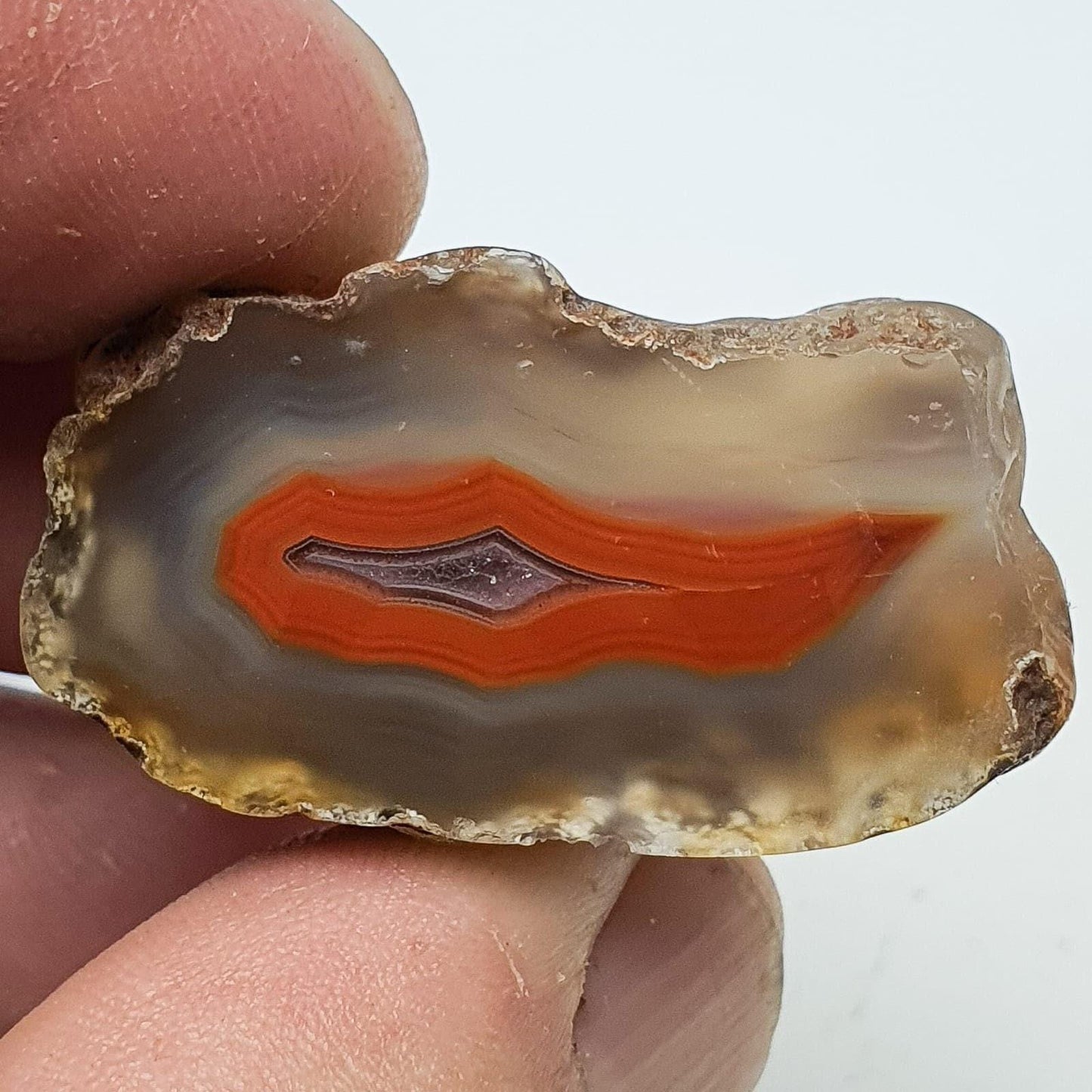 Agate du malawi ( demi-nodule)