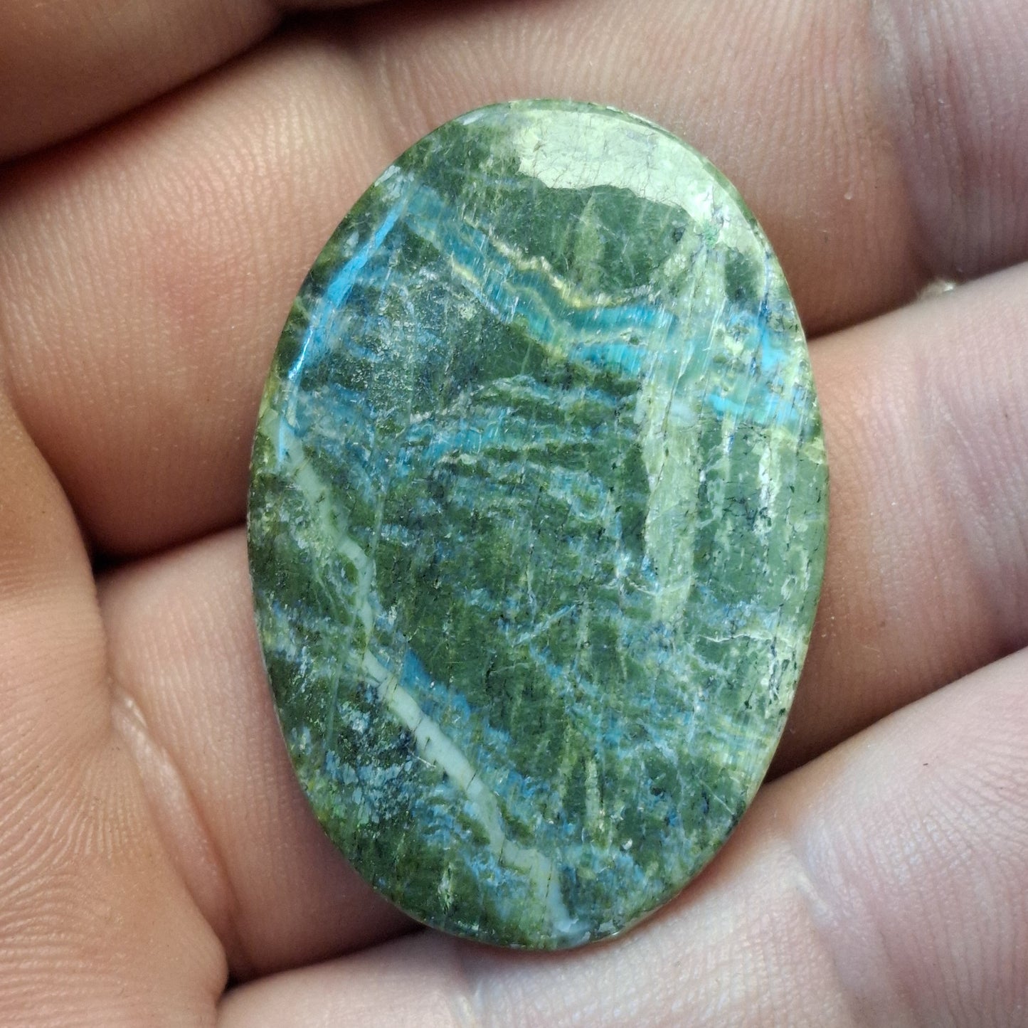 Cabochon Serpentine "Arizona Pietersite"
