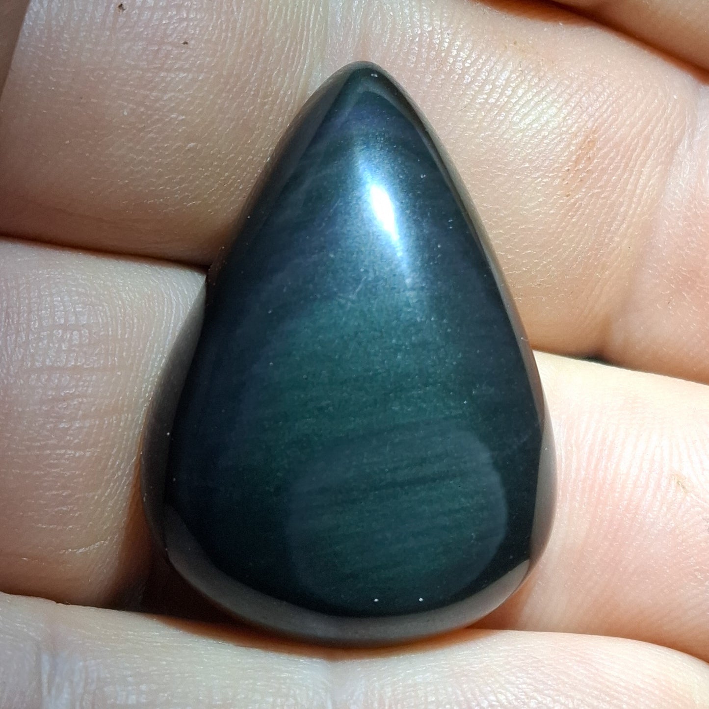 Cabochon Obsidienne Céleste