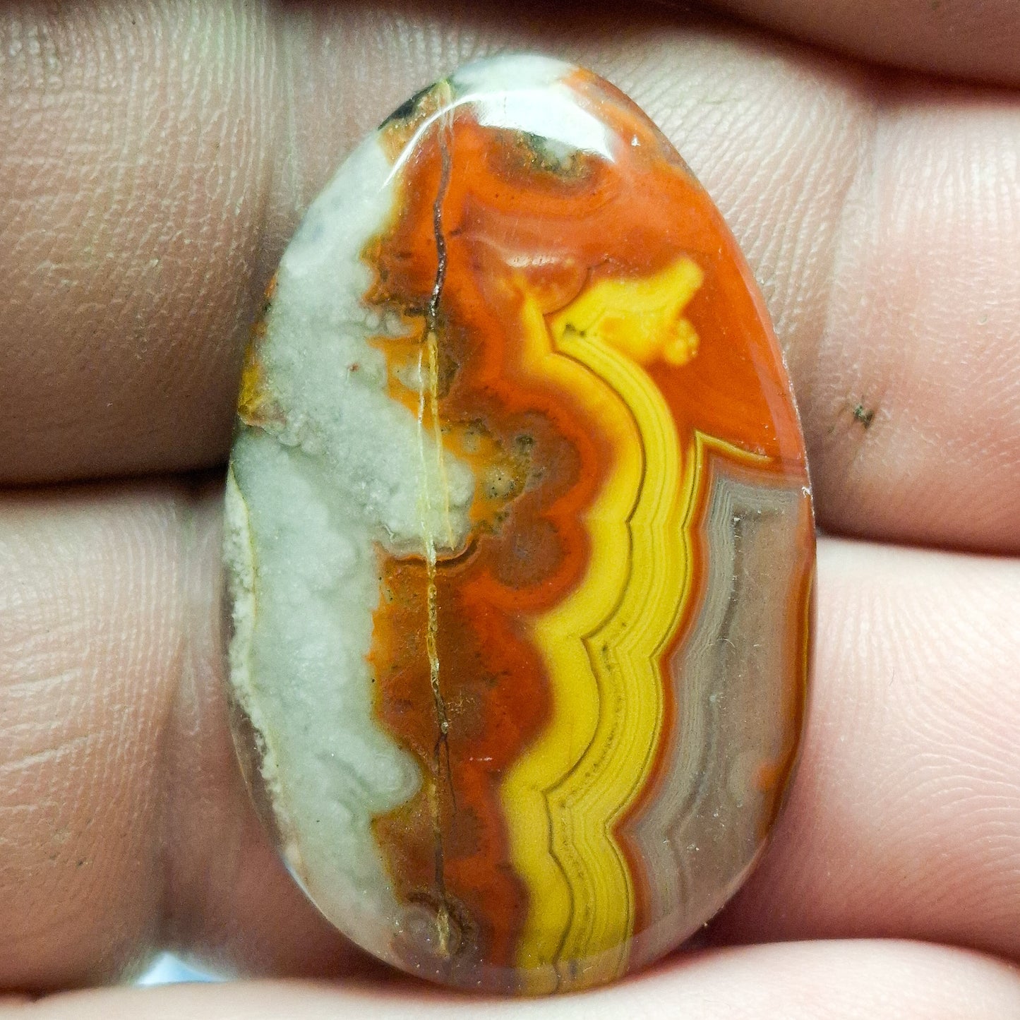 Cabochon Agate de Bou Hamza