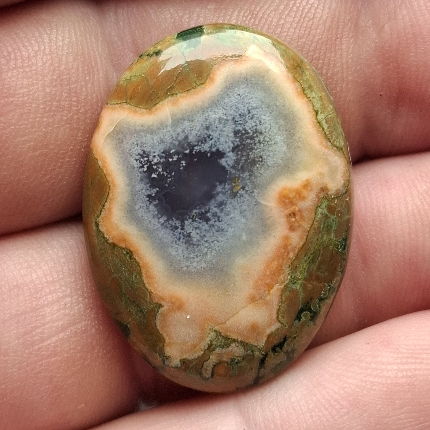 Cabochon Rhyolite Rainforest
