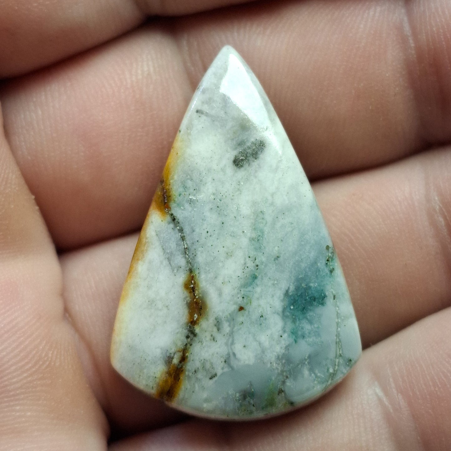 Cabochon Jaspe Ocelot Rainurée