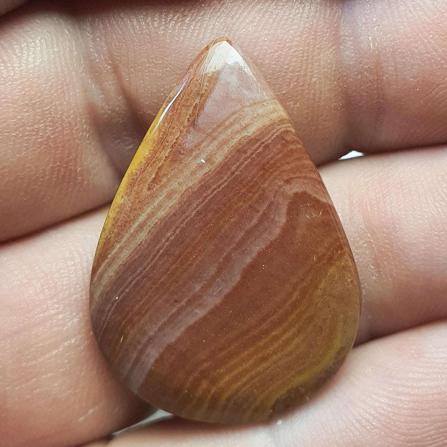 Cabochon jaspe désert impérial