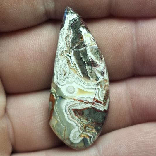 Cabochon Agate Crazy Lace