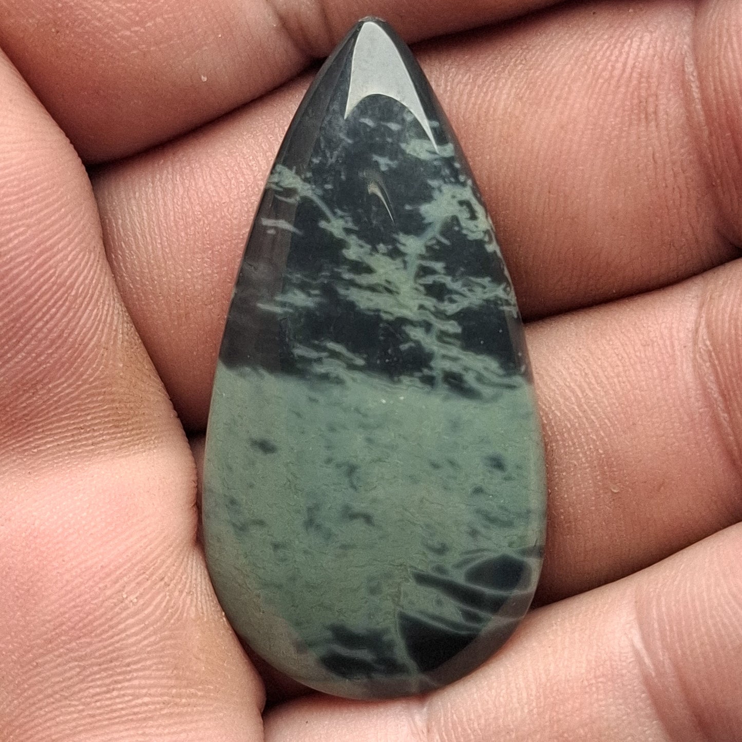 Cabochon Obsidienne Spider