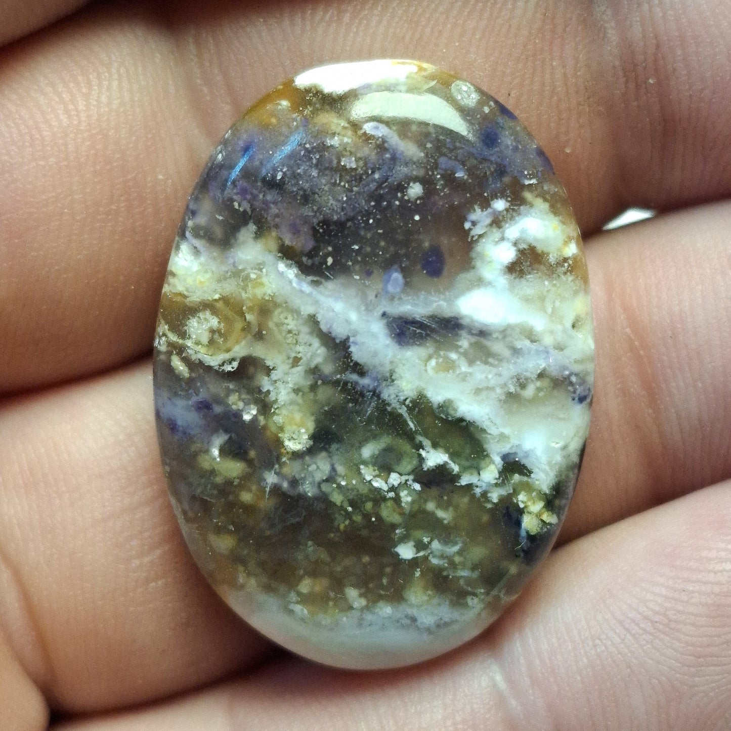 Cabochon Agate Dendrite