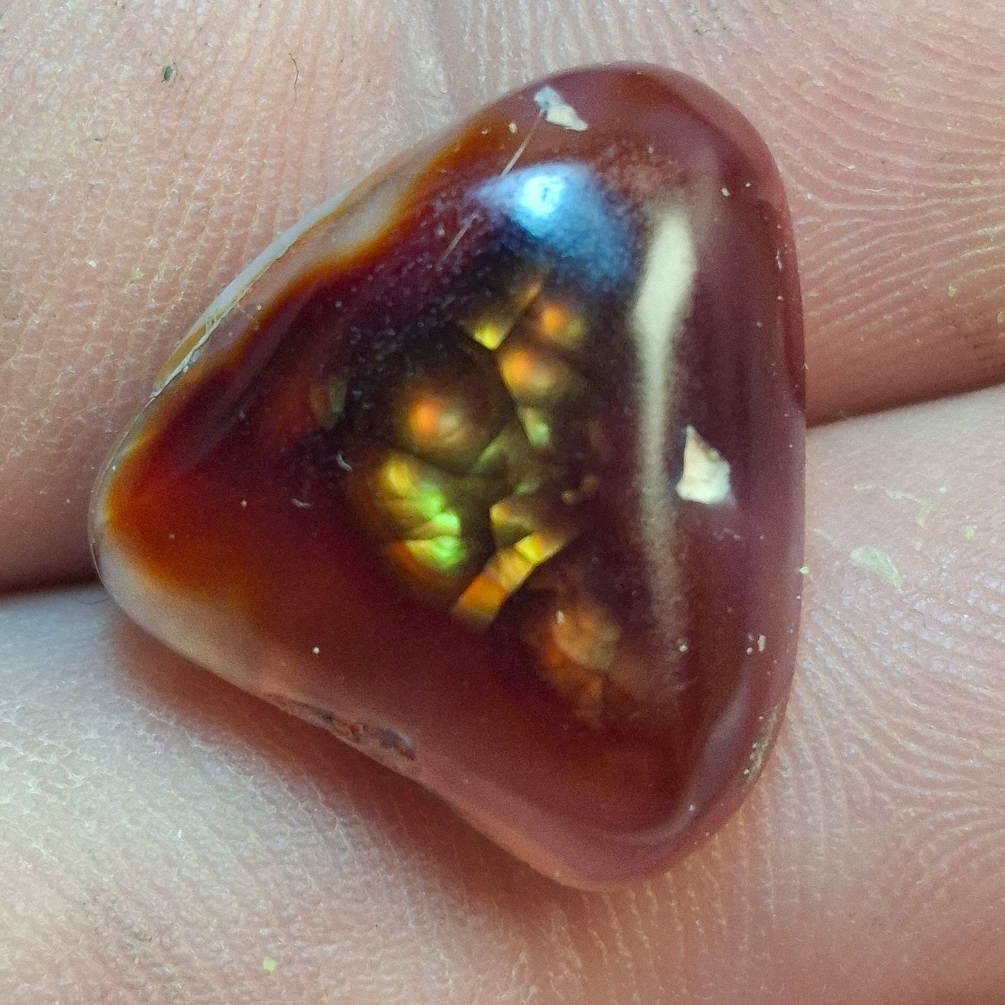 Cabochon Agate de Feu Slaughter Mountain