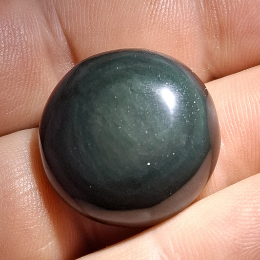 Cabochon Obsidienne Céleste