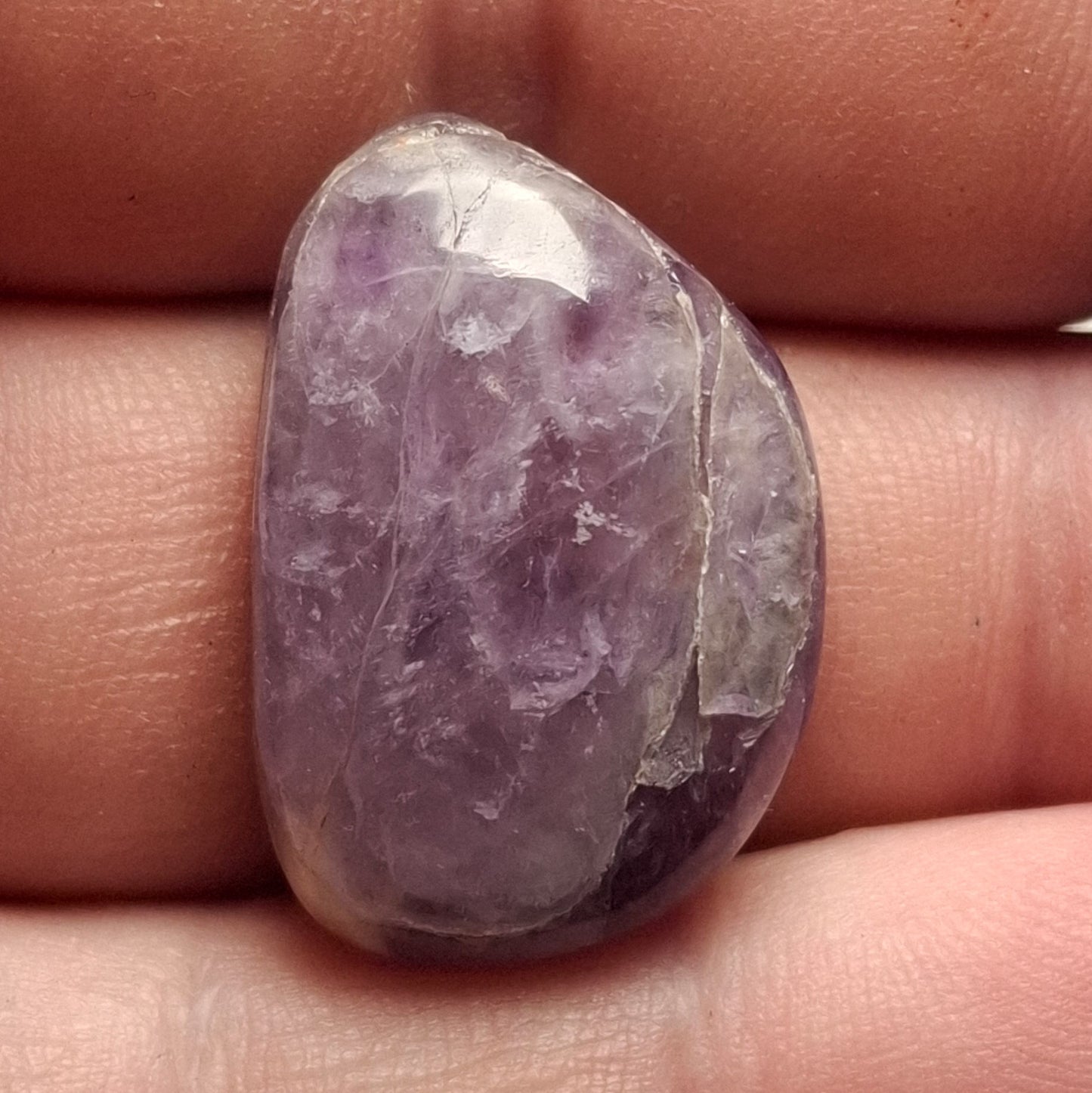 Cabochon Améthyste des Monts du Lyonnais