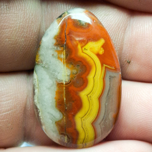 Cabochon Agate de Bou Hamza