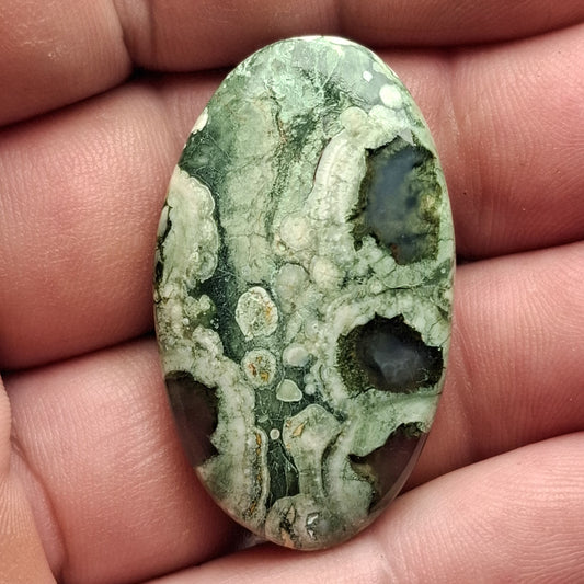 Cabochon Rhyolite Rainforest